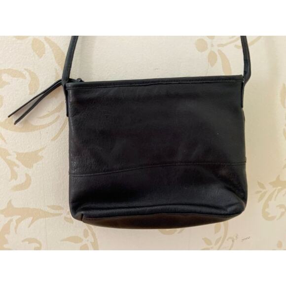 Margot Leather 100% Leather Black Cross Body Handbag - Picture 4 of 5